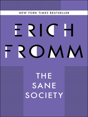 cover image of Sane Society